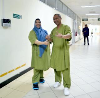 Paslon Kasmarni - Bagus Santoso Lakukan Medical Check Up di RSUD Arifin Achmad 