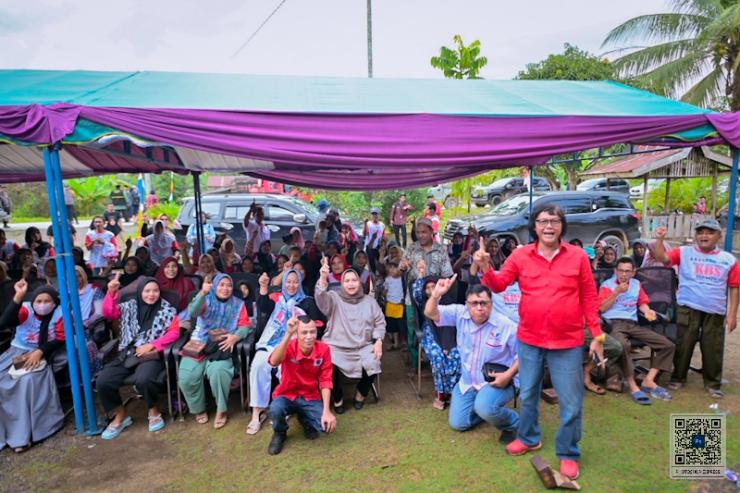 Kampanye Di Kecamatan Talang Mandau, Kasmari Janji Muluskan Jalan dan Tingkatkan Fasilitas Kesehatan