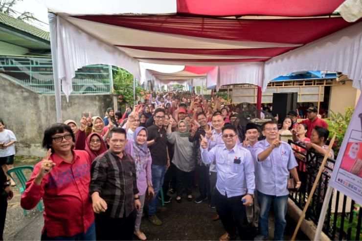Kampanye Dialogis di Kecamatan Mandau, Kasmarni Akan Lakukan Revitalisasi Pasar Mandau