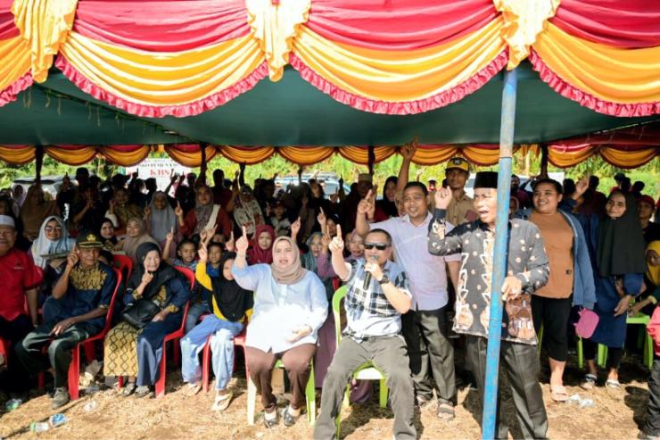 Kasmarni Akan Prioritaskan Pembangunan Jalan Desa Sekodi menuju Kota Bengkalis
