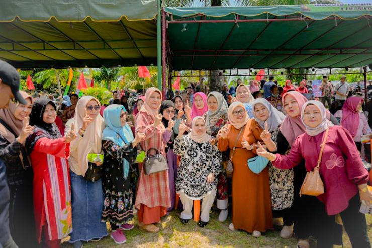 Kaderismanto Ajak Masyarakat Kecamatan Bathin Solapan Pilih Nomor Satu Kasmarni- Bagus Santoso