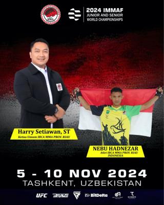 Atlet IBCA MMA RIAU Mengikuti Kejuaraan Dunia IMMAF di UZBEKISTANT