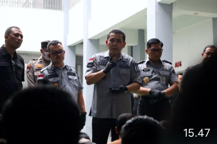 Lapas Narkotika Rumbai Gelar razia dan Tes Urin Warga Binaan
