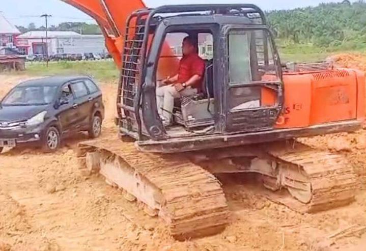 Lapas Narkotika Rumbai Rutin Pantau Lokasi Progres Pematangan Lahan