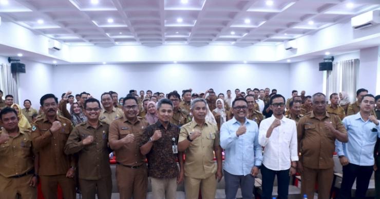 Pj Bupati Inhil Resmi Buka Bimtek Pengadaan Barang/Jasa Pemerintah dan Sosialisasi ITKP