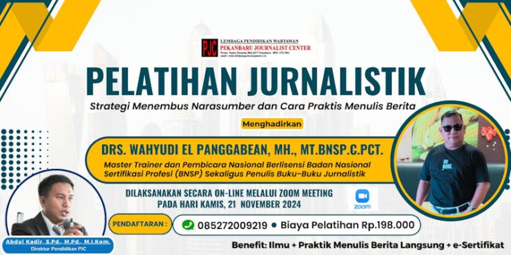 Digelar Secara Online, PJC Buka Pendaftaran Pelatihan Jurnalistik Segini Biayanya!