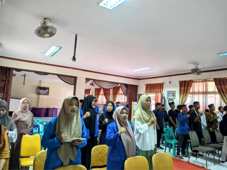Pelantikan PMII SSTAI AL Azhar dan Seminar Moderasi Agama