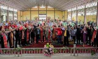 Ikatan Keluarga Batak Kabupaten Bengkalis Beri Dukungan pada Pasangan Calon Bupati Bengkalis Nomor Urut 1 KBS