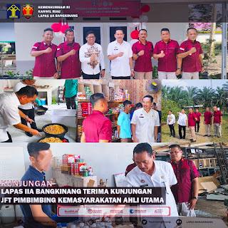 JFT Pembimbing Kemasyarakatan Kunjungi  Lapas Kelas IIA Bangkinang 