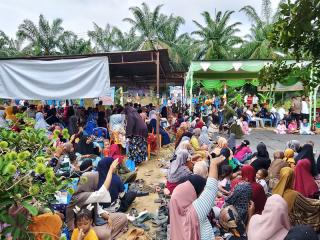 Maston dan Hamzah Ajak Masyarakat Bagan Sinembah Utara Bersatu Pilih Asset