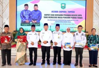 164 PNS di Lingkungan Pemkab Siak Akan Memasuki Purna Tugas 