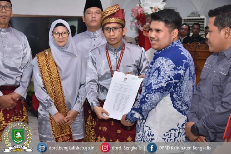 Wakil Ketua DPRD M. Arsya Fadillah Ucapkan Selamat kepada Bupati dan Wakil Bupati Terpilih