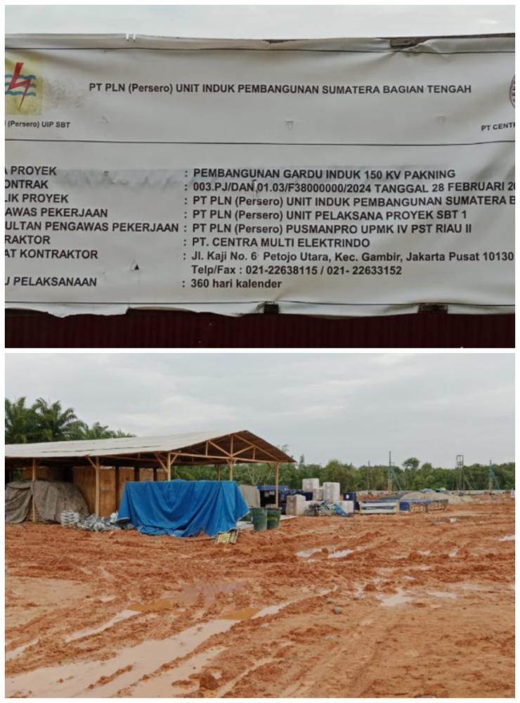 INPEST Terima Aduan Masyarakat Bukit Batu Memastikan AMDAL PT CME Proyek Gardu Induk 150 KV Pakning, DLHK Riau segera Respon