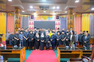 DPRD Bengkalis Gelar Paripurna Penetapan Bupati - Wabup Terpilih Pilkada 2024