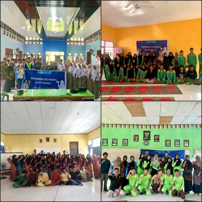 IPPERMASIK Pekanbaru Melaksanakan kegiatan Go To School ke Sekolah - sekolah di Kecamatan Siak Kecil
