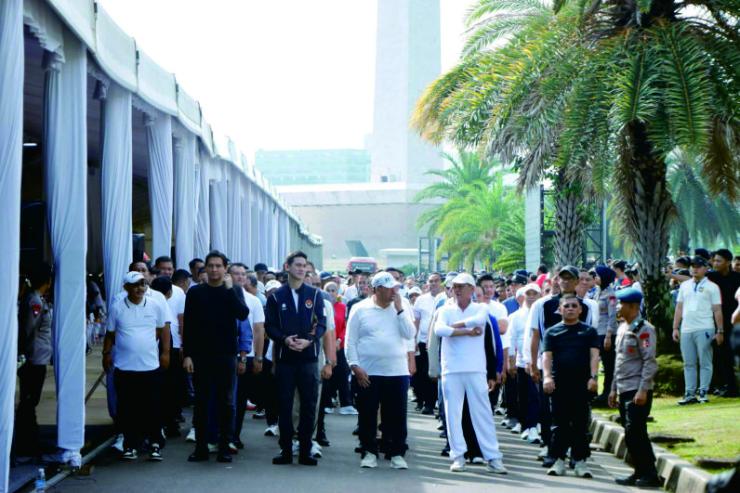 Penuh Semangat dan Khidmat, Bupati dan Wakil Bupati terpilih Kabupaten Kampar Ikuti Gladi Persiapan Pelantikan Kepala Daerah Se Indonesia