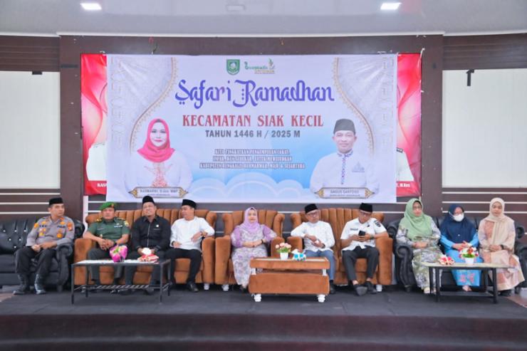 Bupati Kasmarni Safari Ramadhan di Kecamatan Siak Kecil, Masyarakat Diajak Bahu Membahu Majukan Negeri Junjungan