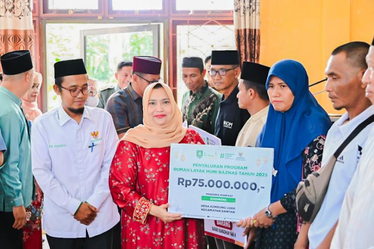 Gelar Safari Ramadhan di Kecamatan Bantan, Bupati Sampaikan Program Pembangunan