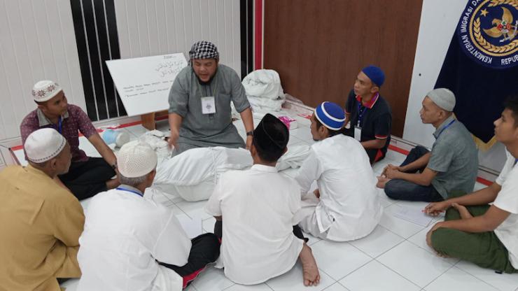Hari Terakhir Pesantren Kilat di Lapas Kelas IIA Pekanbaru, WBP Tetap Semangat