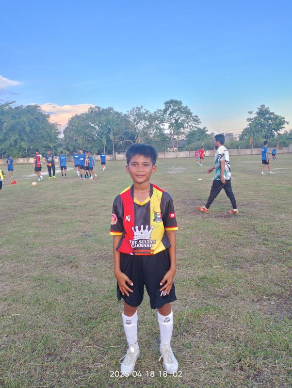 Pemain PSPP Junior U12 Farel Bima Ataya, Asuhan Coach Debi Pulpensa Perkuat SSB Harapan Putra