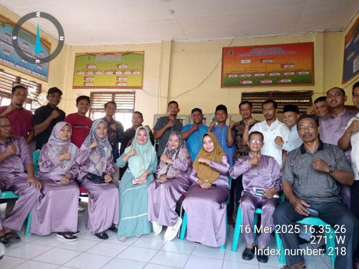 Setelah di Lantik , Pj.Penghulu Zulkipli Siap Emban Tugas Negara ,Lakukan Silaturahmi Bersama Perangkat Desa