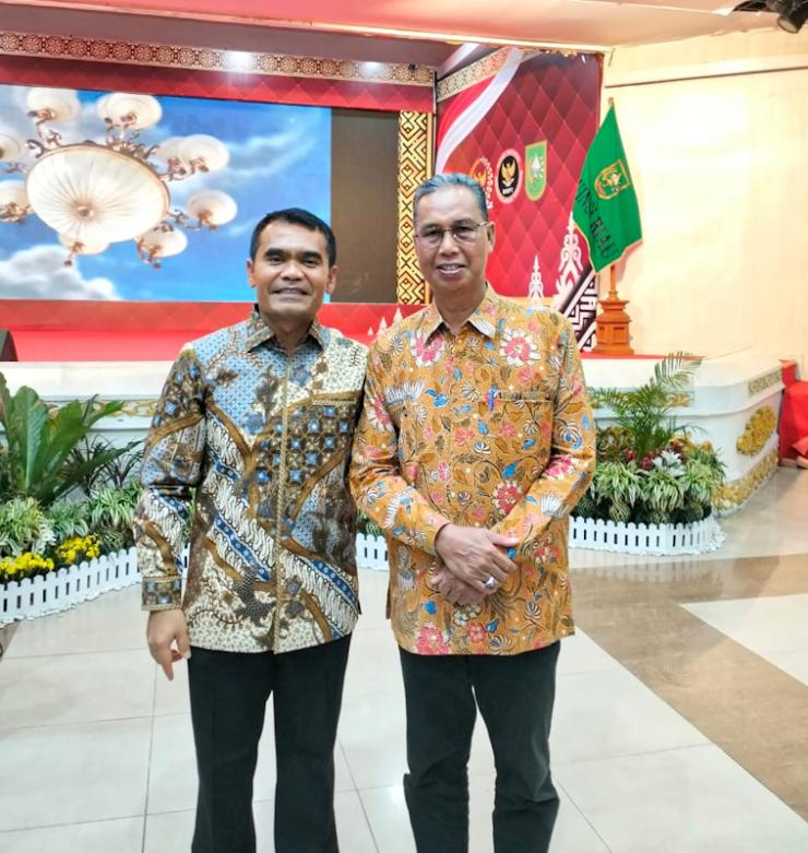Bupati Bengkalis Hadiri Pisah Sambut Danlanud Roesmin Nurjadin Pekanbaru