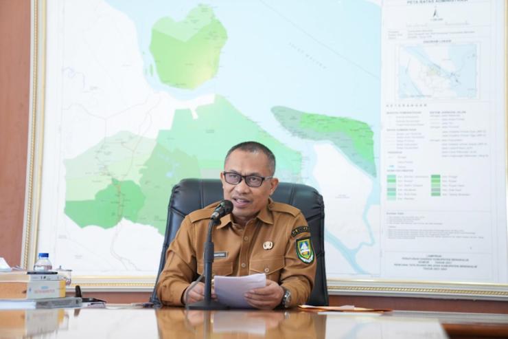 Ikuti Secara Daring, Wabup Harapkan Etika Menjadi Dasar Bagi Tenaga Kesehatan Dalam Menagani Pasien