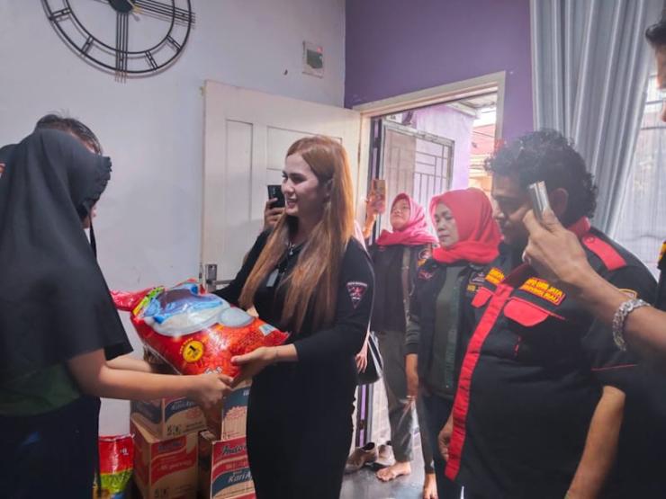 GRIB Jaya Riau Kunjungi Anak Korban KDRT di Kampar