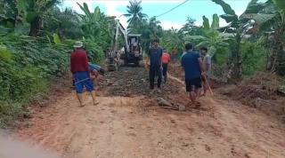 Perbaiki jalan Rusak Kali pohan anggota BPKep jadi  ketua pelaksana