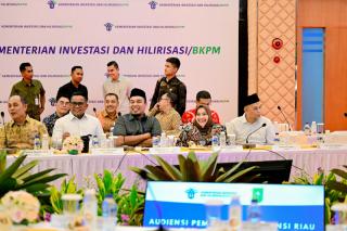 Bupati Bengkalis Temui Menteri Investasi: Siap Sambut Investor Masuk ke Negeri Junjungan