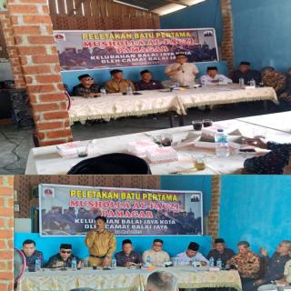 Parsadaan Marga Siregar (PAMAGAR) Laksanaka Peletakan Batu Pertama Mushola AL- Fauzi