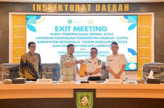 Exit Meeting Pemeriksaan Atas LKPD Tim BPK RI, Sekda Ersan Tegaskan PD Konsisten Tindaklanjuti Rekomendasi