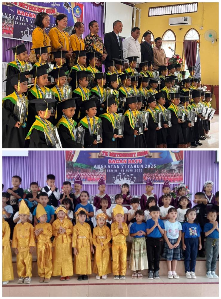 Yayasan TK Methodist Sion Bagan Batu Angkatan ke VI Adakan Pelepasan dan Pentas Seni