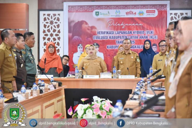 DPRD Bengkalis Dukung Verifikasi Program Kabupaten Layak Anak 2025
