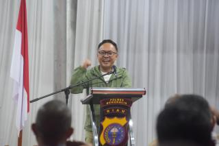Sempena HUT Bhayangkara Ke-79, Bupati Buka Pertandingan Domino