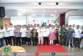 Pimpinan dan Anggota DPRD Hadiri Pengukuhan DPD APKASINDO Kab. Bengkalis Periode 2025-2030