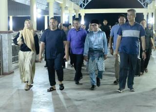 Bupati Bengkalis Sambut Kedatangan Gubernur Riau Di Negeri Junjungan Sempena MTQ Ke-43