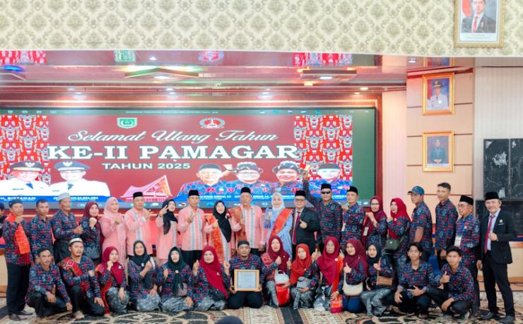 PAMAGAR Rayakan HUT  ke II Di Gedung Misran Rais Bagan Siapi-api Api
