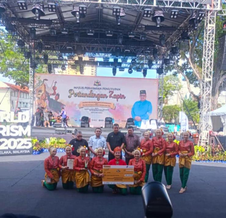 Bengkalis Guncang Dunia, Sanggar Bathin Sembilan Kuasai Panggung Zapin Internasional di Malaysia