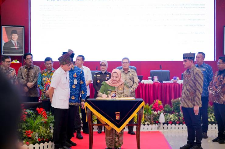 Bupati Kasmarni Deklarasi TPPO dan Tegaskan Komitmen Lindungi Warga dari Perdagangan Orang