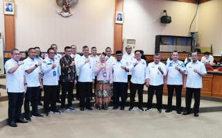 Bupati Bengkalis, Ikuti Rakor Sinkronisasi Kebijakan Pelindungan Data dan Transaksi Elektronik