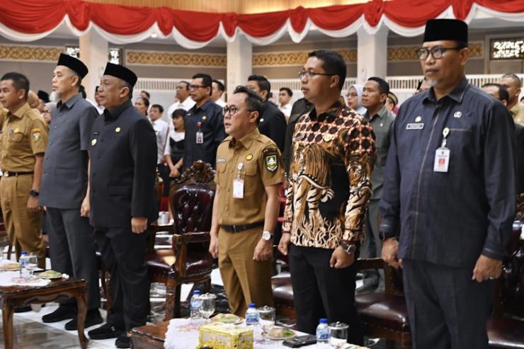 Bupati Bengkalis Hadiri Pengukuhan Kepala BPKP Riau Yang Baru