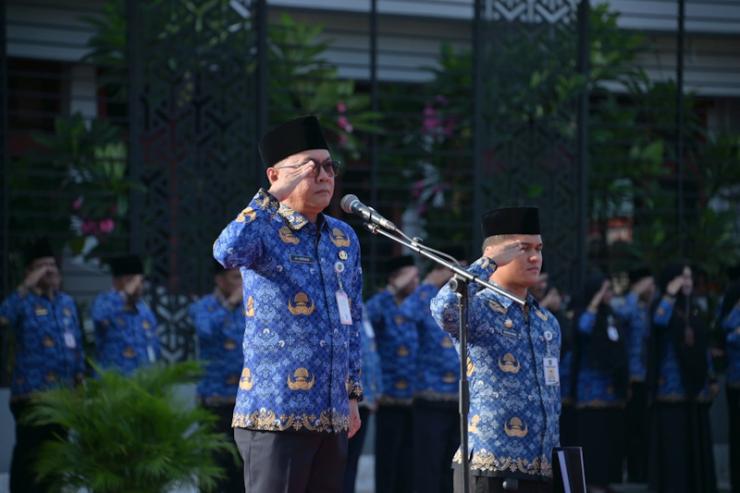 Pimpin Apel HUT Ke-80 RI, Sekda Ajak Isi Kemerdekaan Dengan Pengabdian dan Kerja Nyata