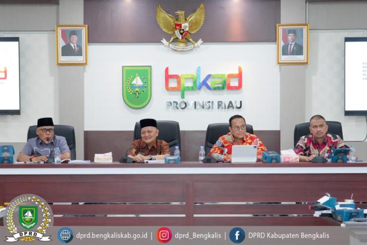 Wakil Ketua DPRD Bengkalis Hadiri Evaluasi Ranperda dan Ranperbup Pertanggungjawaban APBD 2024