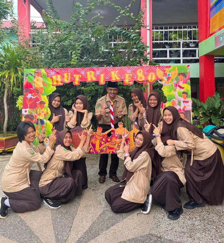 SMAN 6 Pekanbaru Merayakan HUT Pramuka ke-64 dengan Semangat dan Meriah