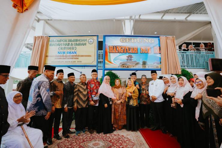 Bupati Bengkalis Resmikan Gedung Nur Iman dan KBIHU di Kelurahan Balik Alam, Mandau