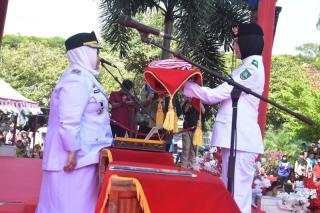 Sang Saka Berkibar Megah, Paskibraka Bengkalis Tunaikan Tugas dengan Sempurna