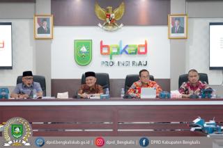 Wakil Ketua DPRD Bengkalis Hadiri Evaluasi Ranperda dan Ranperbup Pertanggungjawaban APBD 2024