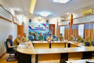 Bupati Ikuti Rakor Pengendalian Inflasi Secara Zoom Meeting Sekalilgus Pembahasan Isu Sosial Terkini