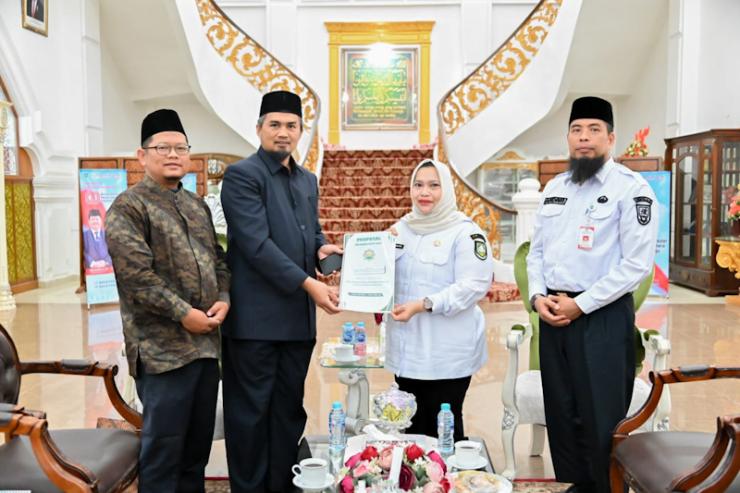 Terima Audiensi Yayasan Ibadurrahman Duri, Bupati Bengkalis Dukung Penguatan Pendidikan dan Pembinaan Keagamaan